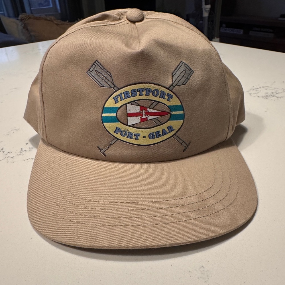 Firstport gear logo trucker SnapBack hat NWT